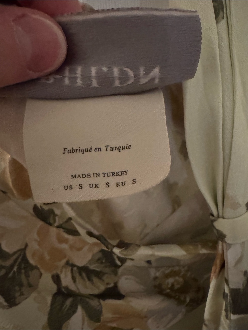 BHLDN Strapless Maxi Dress with Matching Scarf - Picture 8 of 9